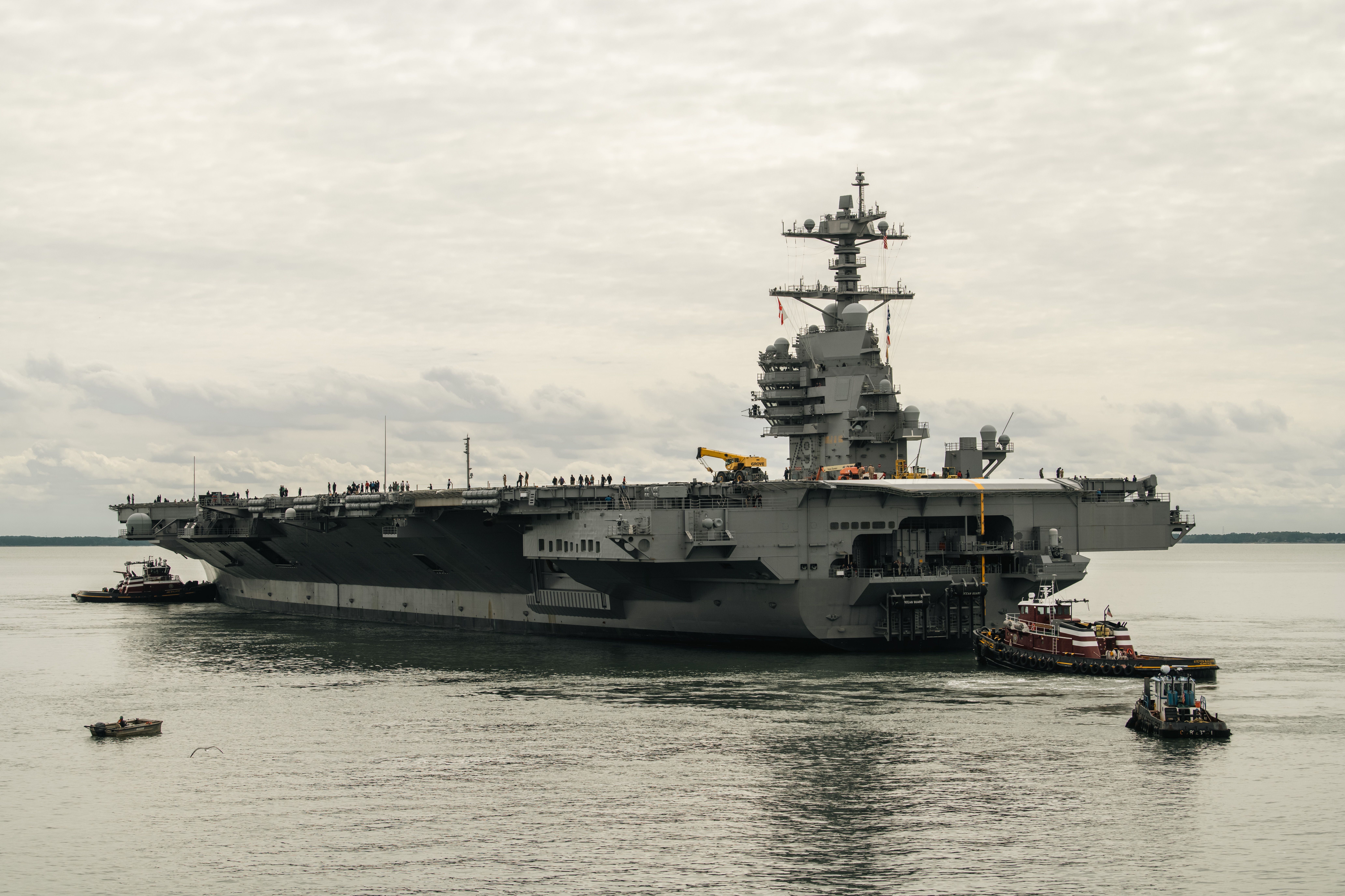CVN 79 Departs NNS